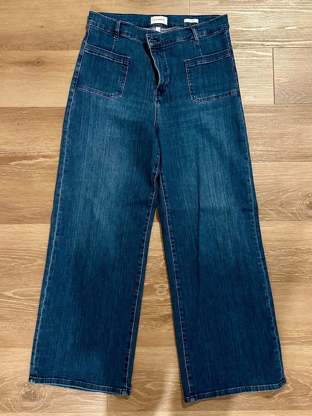 FRAME Denim Le Slim Palazzo Jeans 32
